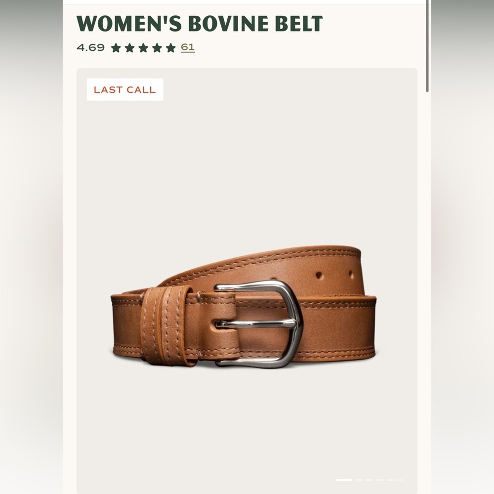 Tecovas Women’s Bovine Belt
